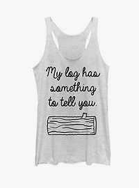 Twin Peaks Log Has Secrets Womens Tank
