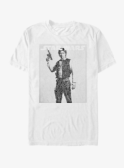 Star Wars Han Solo Intro Script T-Shirt