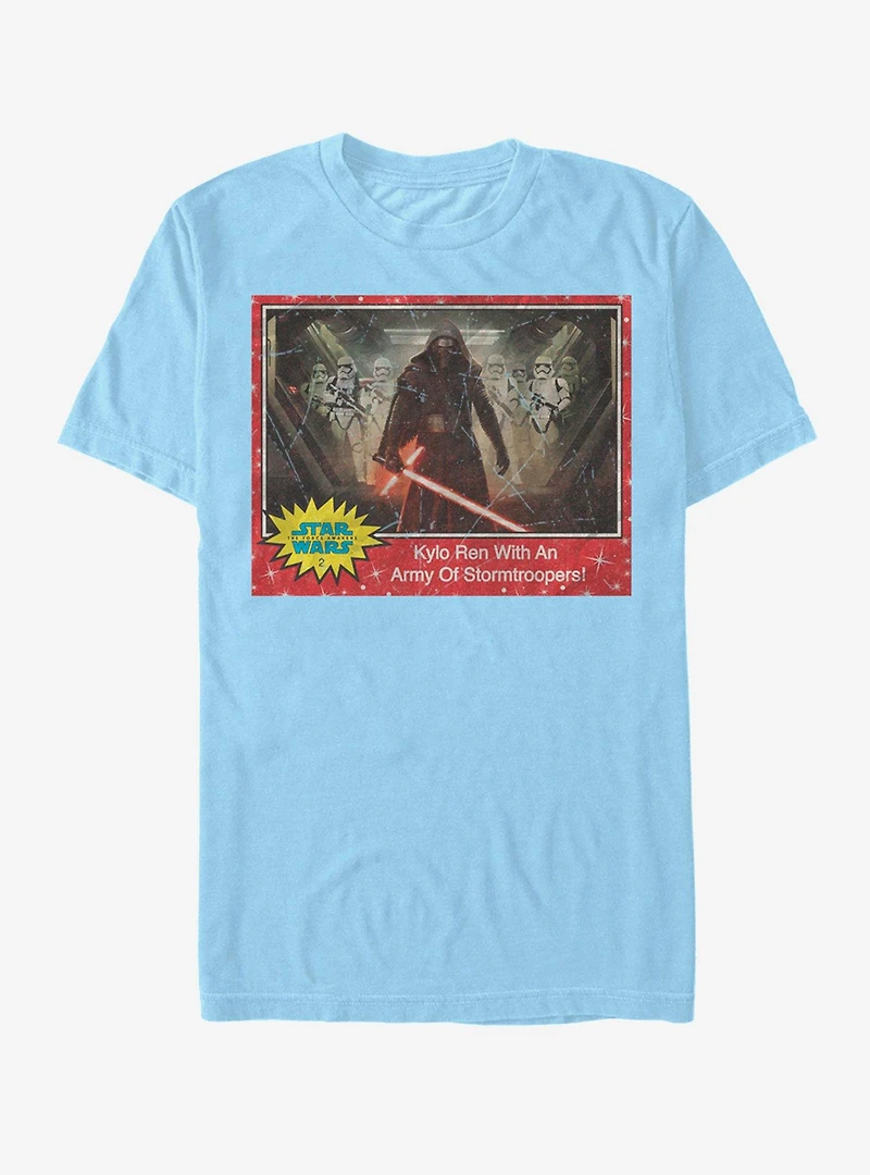 Star Wars Kylo Ren Stormtroopers Trading Card T-Shirt