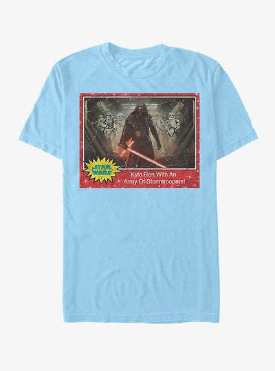 Star Wars Kylo Ren Stormtroopers Trading Card T-Shirt