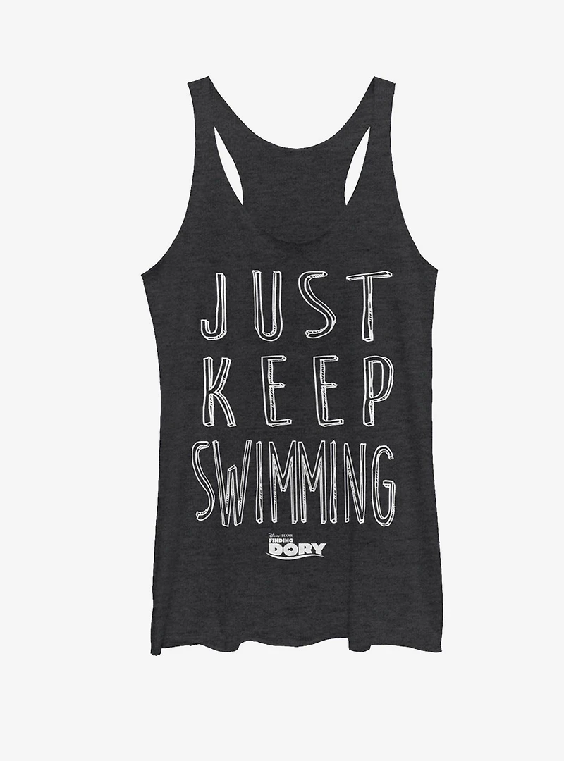 Disney Pixar Finding Dory Just Keep Swimming Womens Tank