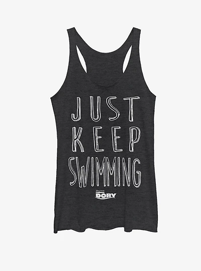 Disney Pixar Finding Dory Just Keep Swimming Womens Tank