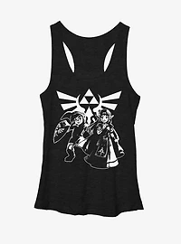 Nintendo Legend of Zelda Triforce Link Womens Tank
