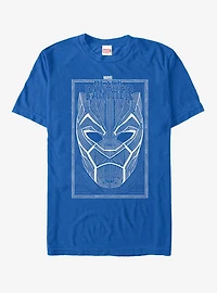 Marvel Black Panther 2018 Line Pattern T-Shirt