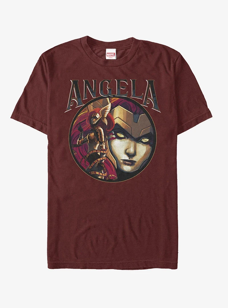 Marvel Angela Circle T-Shirt