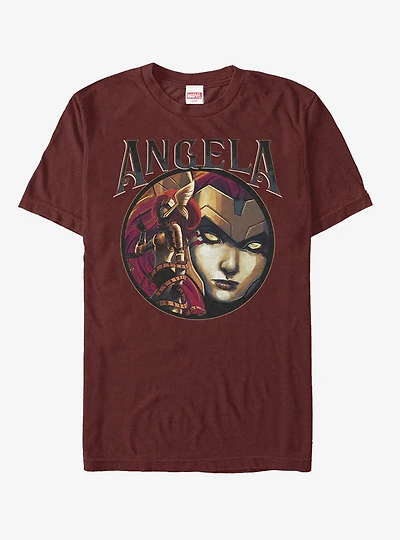 Marvel Angela Circle T-Shirt