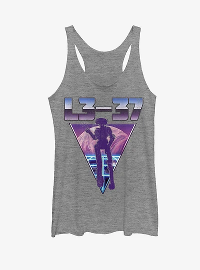 Star Wars L3-37 Neon Triangle Womens Tank