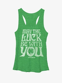 Star Wars St. Patrick's Day May the Luck Be With You Womens Tank