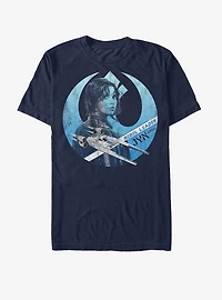 Star Wars Jyn Erso Rebel Crest T-Shirt