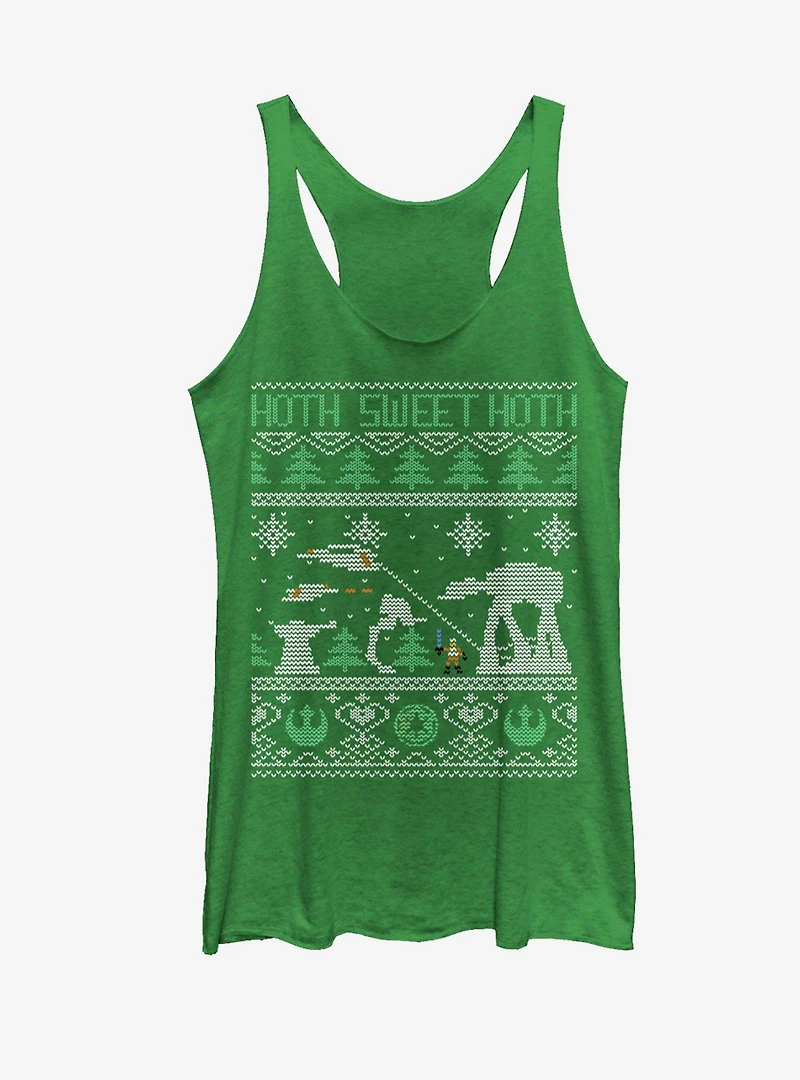Star Wars Hoth Sweet Ugly Christmas Sweater Womens Tank