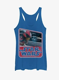 Star Wars Retro Poe Dameron Womens Tank