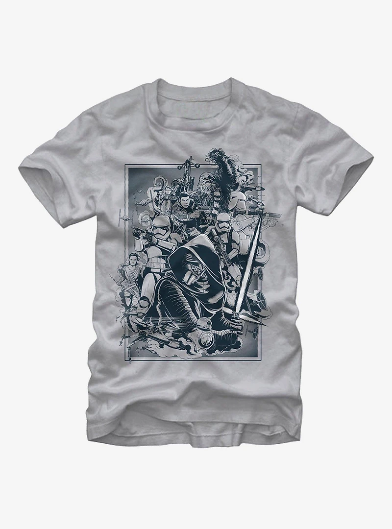 Star Wars Characters The Force Awakens T-Shirt