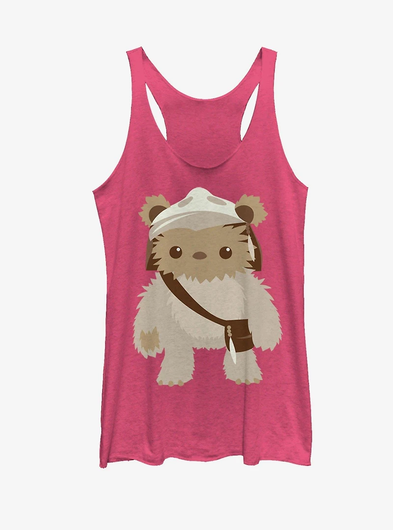 Star Wars Cute Cartoon Ewok Womens Tank