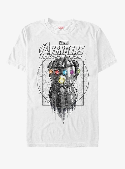 Marvel Avengers: Infinity War Gauntlet Drip T-Shirt