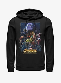 Marvel Avengers: Infinity War Character Collage Hoodie