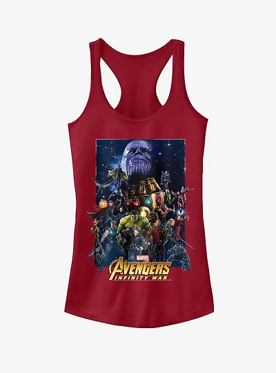 Marvel Avengers: Infinity War Character Collage Girls Tank