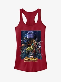Marvel Avengers: Infinity War Character Collage Girls Tank