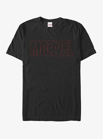 Marvel Classic Outline Logo T-Shirt