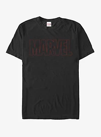 Marvel Classic Outline Logo T-Shirt