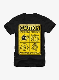 Nintendo Mario Enemies Caution T-Shirt