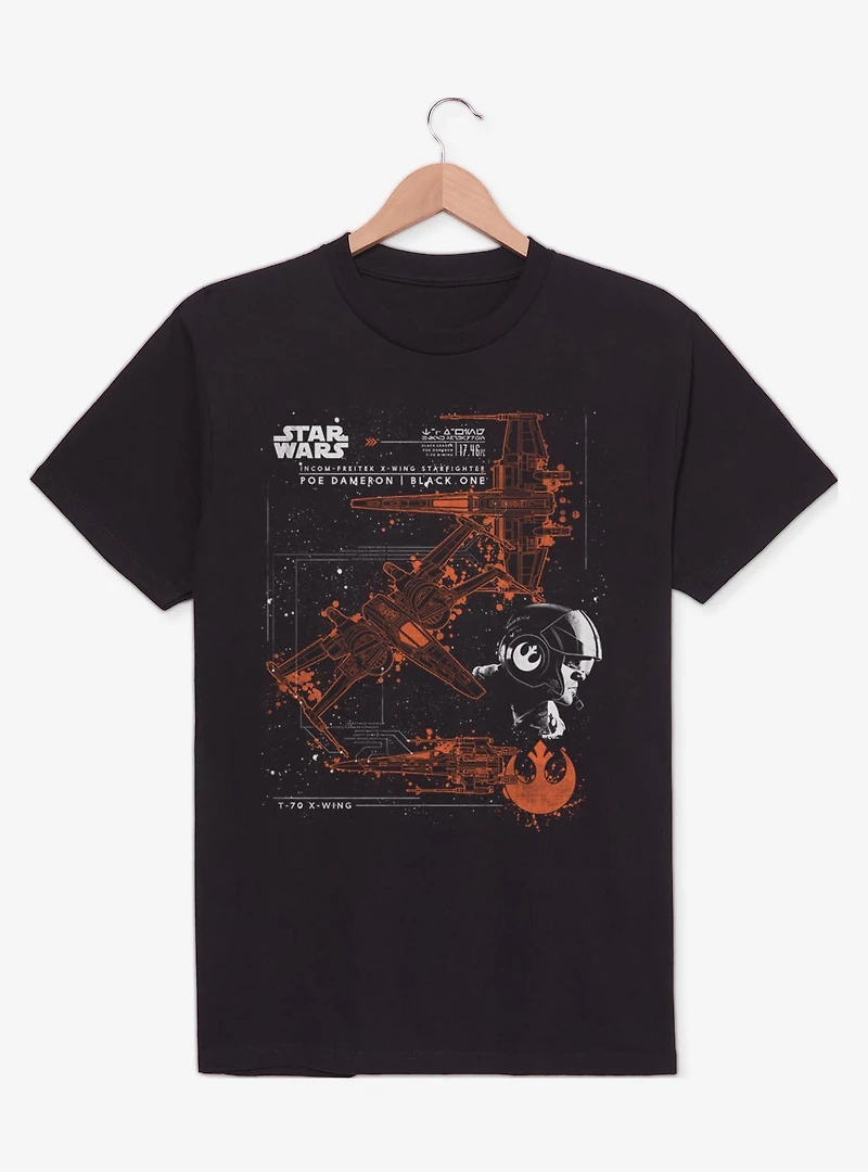 Star Wars Poe Dameron X-Wing T-Shirt
