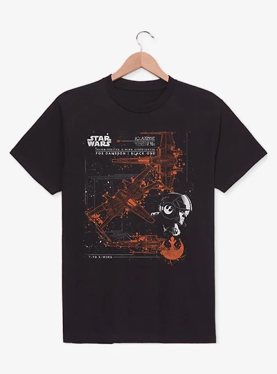 Star Wars Poe Dameron X-Wing T-Shirt