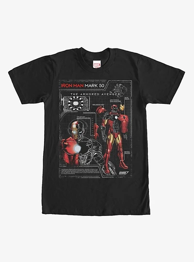 Marvel Iron Man Mark 50 T-Shirt