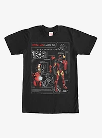 Marvel Iron Man Mark 50 T-Shirt