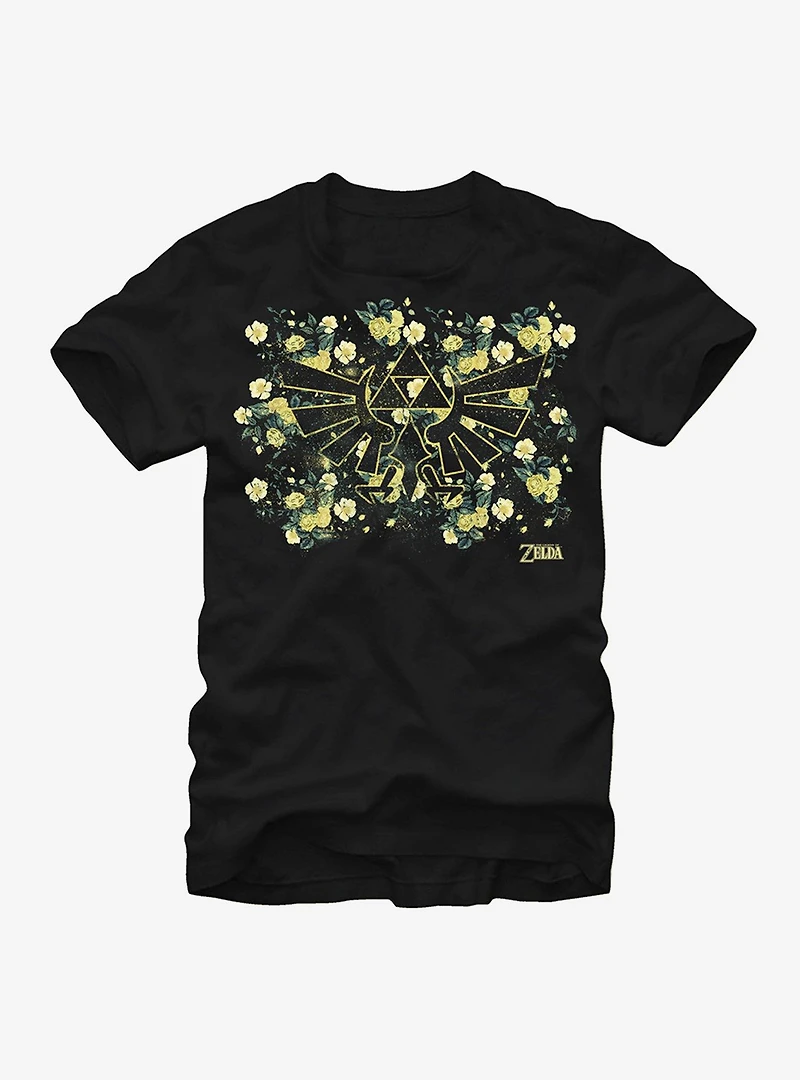 Nintendo Legend of Zelda Hyrule Flowers T-Shirt