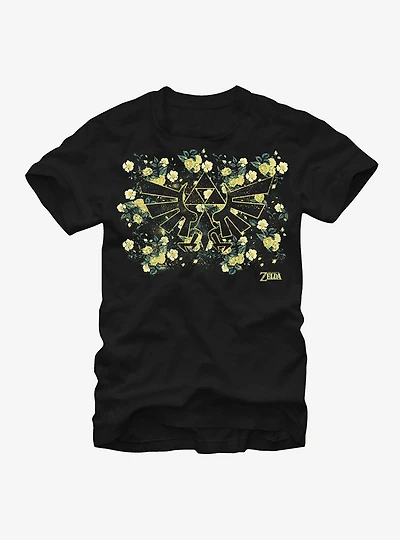 Nintendo Legend of Zelda Hyrule Flowers T-Shirt