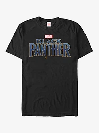 Marvel Black Panther 2018 Text Logo T-Shirt