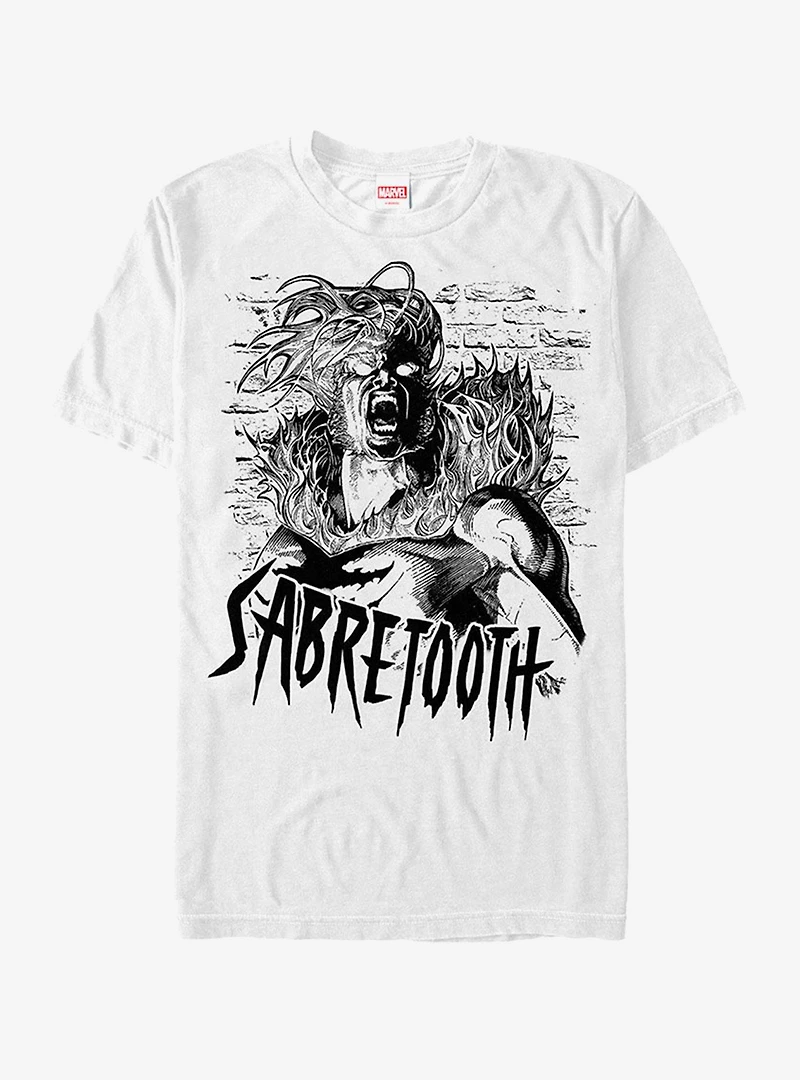Marvel X-Men Sabretooth Howl T-Shirt