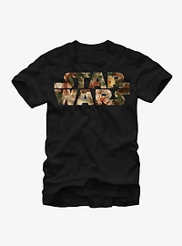 Star Wars Floral Print Logo T-Shirt