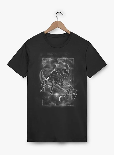 Star Wars TIE Fighter Darth Vader Choke T-Shirt
