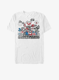 Nintendo Super Mario Color Squad T-Shirt