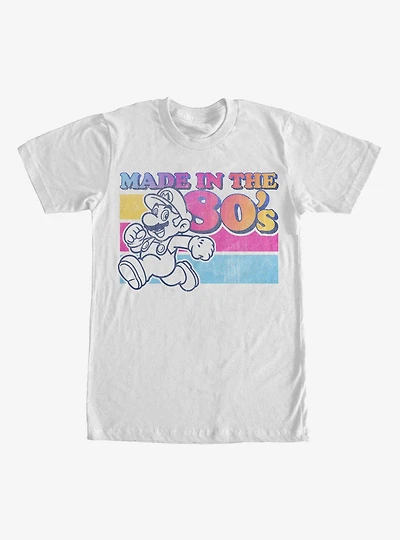 Nintendo Mario Made the Eighties T-Shirt