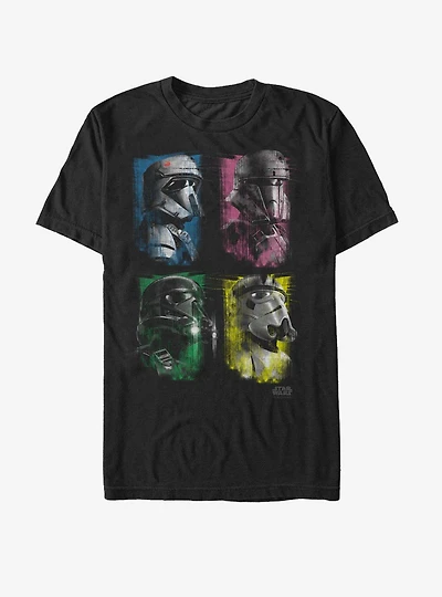 Star Wars Galactic Defense Trooper Square T-Shirt