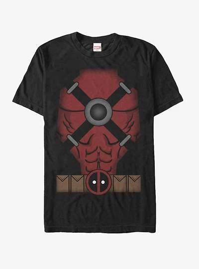 Marvel Halloween Deadpool Cartoon Costume T-Shirt