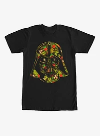Star Wars Hawaiian Print Darth Vader Helmet T-Shirt
