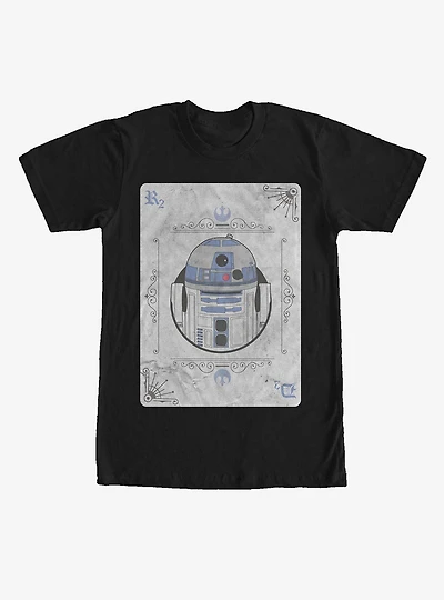 Star Wars R2-D2 Playing Card T-Shirt