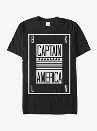 Marvel Captain America Calling Card T-Shirt