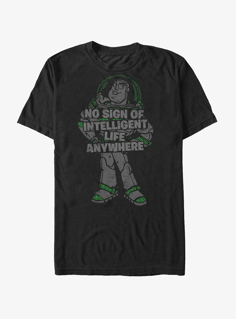 Disney Pixar Toy Story Buzz Lightyear No Sign Of Intelligent Life T-Shirt