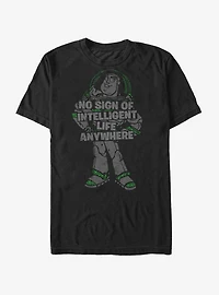 Disney Pixar Toy Story Buzz Lightyear No Sign Of Intelligent Life T-Shirt