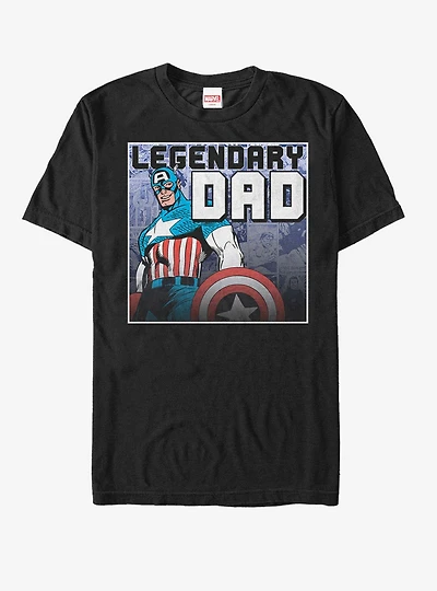 Marvel Father's Day Captain America Legend T-Shirt
