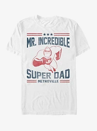 Disney Pixar The Incredibles Super Dad Metroville T-Shirt