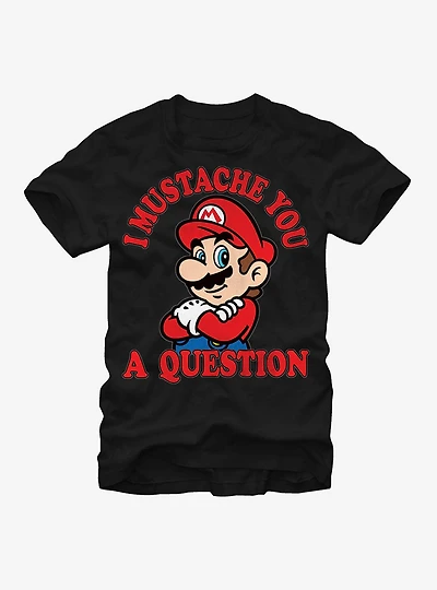 Nintendo Mario Mustache T-Shirt