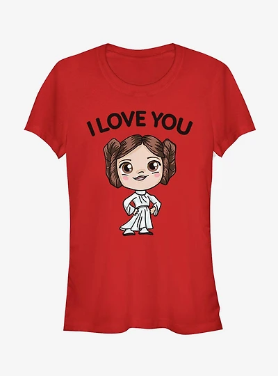 Star Wars Chibi I Love You Girls T-Shirt
