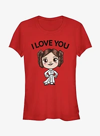 Star Wars Chibi I Love You Girls T-Shirt