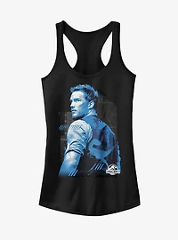 Jurassic Park Miss Me Blue Girls Tank