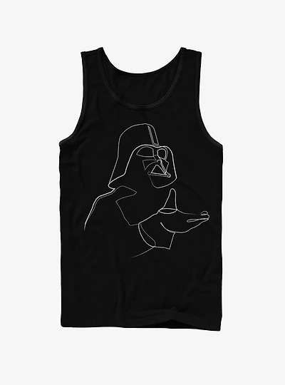 Star Wars Darth Vader Outline Tank